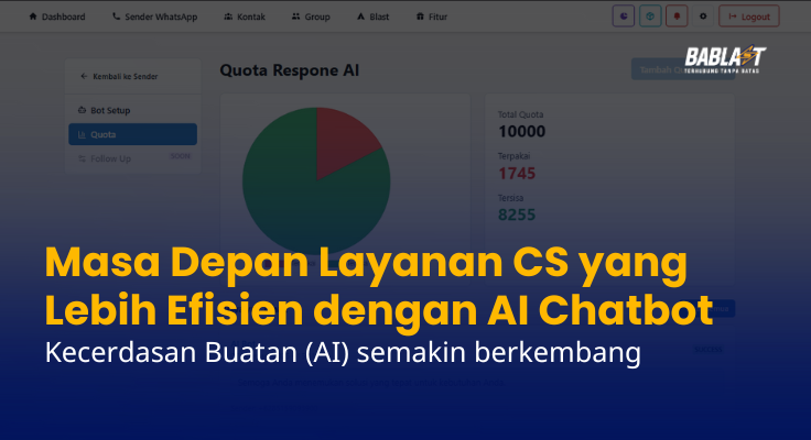 Bablast: Masa Depan Layanan CS yang Lebih Efisien dengan AI Chatbot